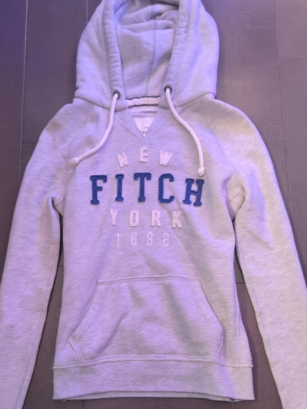 Abercombie & Fitch Light Grey Hoodie